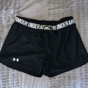 Black athletic shorts